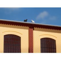 Auhagen 80402 Oszlopok, frízek (vörös)