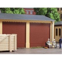 Auhagen 80411 Rövid-sárga oszlopok, tégla elemek / Säulen kurz und Ziegelfriese gelb/