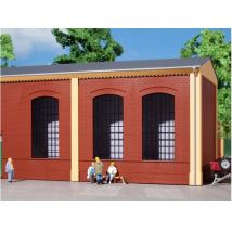 Auhagen 80503 Fal-elemek 2325A piros, ipari ablakok /Wände 2325A rot, Industriefenster E/