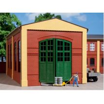 Auhagen 80505 Fal-elemek 2326A piros, zöld kapuk I /Wände 2326A rot, Tore grün I/