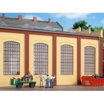 Auhagen 80609 Fal-elemek 2342N sárga, ipari ablakok E /Wände 2342N gelb, Industriefenster E/