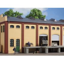 Auhagen 80619 Téglafal, 2410E/2410F/2410H, sárga