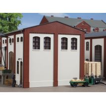 Auhagen 80721 Gyárfal 2410K vakolt, B ablaknyílásokkal, 8 db