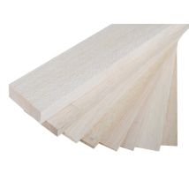 Balsa lap , 5 mm, 100 x 10 cm, standard