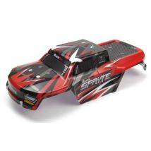 BLACKZON 540344 Spryte MT festett karosszéria (vörös)