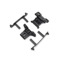BLACKZON 540425 Front & Rear Shock Tower Set with Body posts