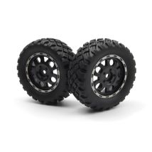 BLACKZON 540451 Assembled Wheel & Tyre Set (2pcs)