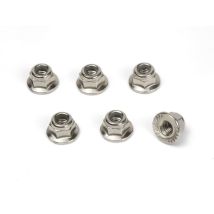 BLACKZON 540453 M4 Flanged Lock Nuts (6pcs)