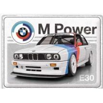 Fémtábla BMW M3 E30 MPower 30x40cm