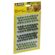 Noch 07133 Fűcsomó, világos-, közép-, sötétzöld, 6 mm, 104 db