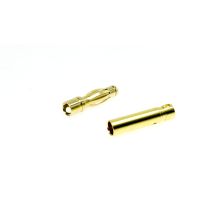 Csatlakozó 4mm 1 pár aranyozott