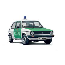 Italeri 3666S VW Golf Polizei rendőrautó  1:24