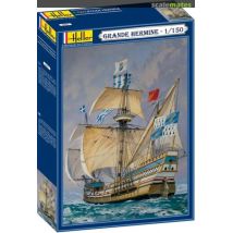 Heller 80841 Grande Hermine vitorlás hajó makett