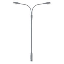 Faller 180220 Utcai ostorlámpa, kétágú, LED-es, hidegfehér