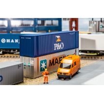 Faller 180843 40' Hi-Cube Konténer, P&O