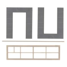 Faller 180883 2 Falelemek magas ablakkal