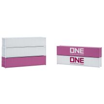 Faller 182152 Konténer készlet, 40', ONE, összerakhatós készlet