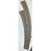 Fleischmann 6174 Íves váltó, bal, kézi, R1/R2, 1 db