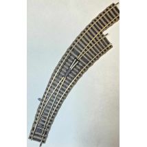 Fleischmann 6175 Íves váltó, jobbos, kézi, R1/R2