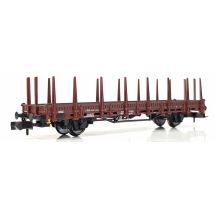 Fleischmann 825743 Pőrekocsi rakoncákkal, Kbs, DR IV