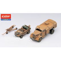 Academy 13401  Német tartály kocsi és Kétéltű  1:72