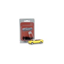 Herpa 012287 Audi 80 Cabrio sárga összerakhatós Minikit