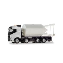 Herpa 013604 Volvo FH teherautó, építkezési silótartállyal, összerakhatós Minikit