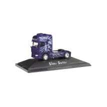 Herpa 110754 Teherautó (nyerges vontató), Scania R Zugmaschine, Silver Surfer / ML Transporte