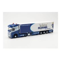 Herpa 314466 Scania CS 20 nyergesvontató, TSU-BODE SCANIA félpótkocsival