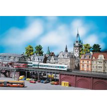 Faller 120487 Acélszerkezetes vasúti híd, kétsínes