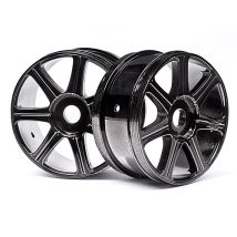 HPI 67768 Hb Edge Wheel (Black Chrome/2db)
