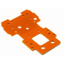 HPI 105892 BULKHEAD LOWER PLATE 2.5MM (narancs)