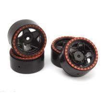 HPI 160867 CL-5 Beadlock Wheel 1.2in (Red/4pcs)