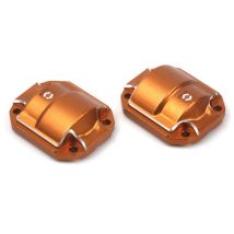 HPI 161143 Aluminum Diff Cover (Orange/2pcs)