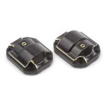 HPI 161144 Brass Diff Cover (Black/2pcs)