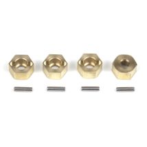 HPI 161153 7mm Hex Hub Set (Brass/4pcs)