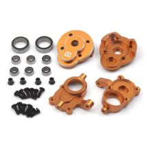 HPI 161160 Aluminum Portal Steering Spindle Set (Orange)