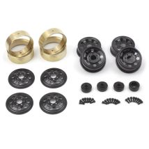 HPI 161162 CS-8 Steel Beadlock Wheel 1.2in (Black/4pcs)