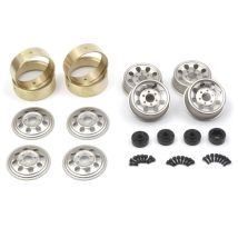 HPI 161163 CS-8 Steel Beadlock Wheel 1.2in (Silver/4pcs)
