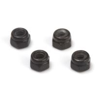 HPI 161187 Lock Nut M2 (Black/4pcs)