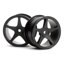 HPI 3696 Super Star Wheels 26mm Black (1mm Offset)