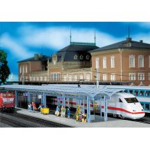 Faller 120193 ICE peron, vasúti fedett peron