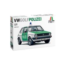 Italeri 3666S VW Golf Polizei rendőraut&oacute;  1:24