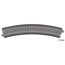 Tillig 83706 Ágyazatos íves sín R21 R353 30'