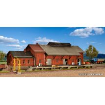 Kibri 39462 Tehervonati állomás, raktár, rakodórámpával