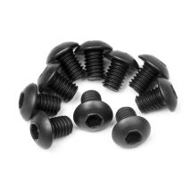 lencse fejü csavar M3x4mm (HEX