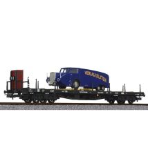 Liliput 235750 Pőrekocsi SSl Köln fékházzal, kék Verlag Ullstein teherautóval