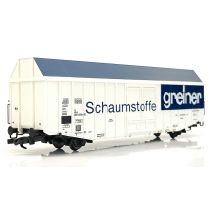 Liliput 235808 Nagy rakterű zárt teherkocsi, Hbks, Schaumstoffe Greiner, DB IV