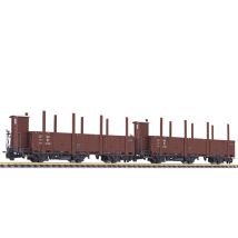 Liliput 240126 Set farakomány szállító kocsi, Olm/s, Holzrungen, ÖBB, Ep.III