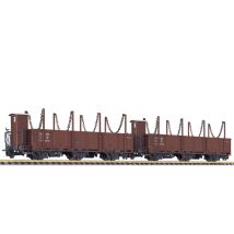 Liliput 240127 Set farakomány szállító kocsi, Olm/s, Stahlrungen, ÖBB, Ep.III